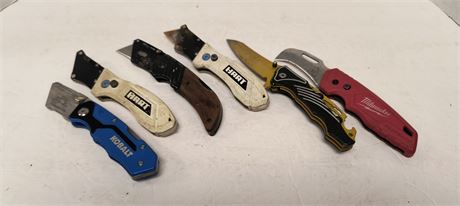Various Utility Knives