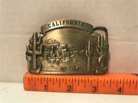 1978 Bergamot Brass Works Cali. Belt Buckle