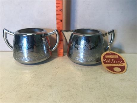 Swan Brand 'Willow' Swan-Cromalin Plated