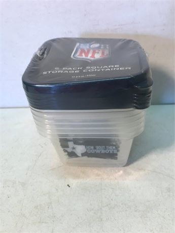 New NFL Dallas Cowboys Storage Containers