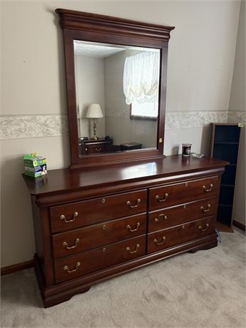 Dresser and Mirror
