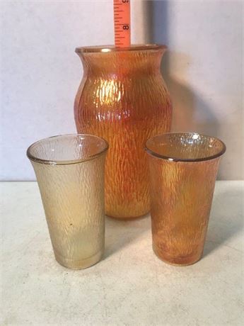 Libbey? Matching Vase & Cups