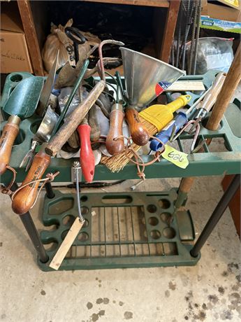 Garden Tools and Stand
