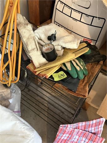 Gloves and Rack