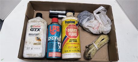 Brake Fluid & Electro Contact Cleaner & More