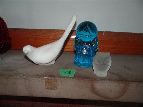Glass including Fenton Bird