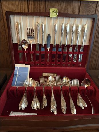 Flatware, Community Silverplate Lady Hamilton Set, Flatware Box