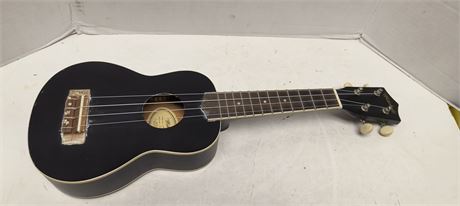 Mitchell Acoustic Guitar. Writing Carved In Back Of Guitar