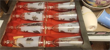 Silver foliage glasses