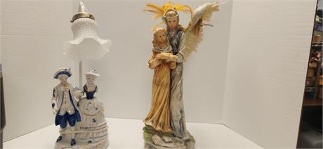 Angel and light, light is broken