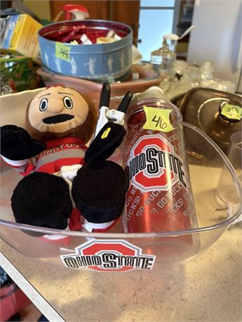 Ohio State Lot, Bowl, Water Bottle, Stuffed Animal