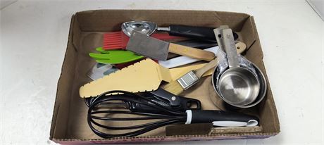 Flat Of Kitchen Cooking Utensils