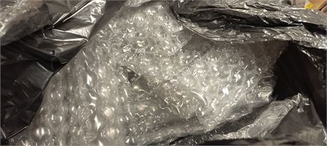 Trash Bag Of Bubble Wrap