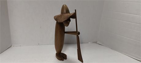 Decorative Wood Carved Statue