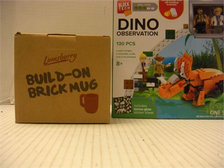 "Lego" Mug and Dino Set NEW
