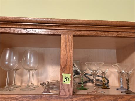 Wine and Cocktail Glasses