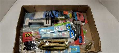 Flat Of Fishing Tackle