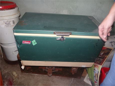 Vintage Coleman Cooler- Some Damage