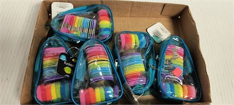 Flat Of Various Styles Of Hair Ties