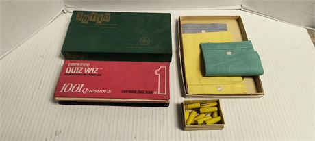 Quiz Wiz and corn holders