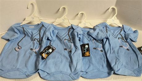 Mon Cheri Baby Onesies. 6-9 Months