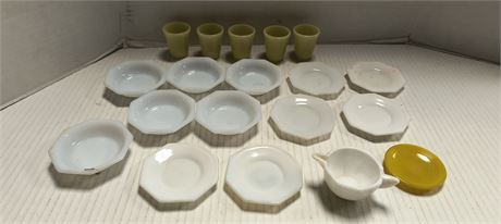 Flat Of Misc. Glassware