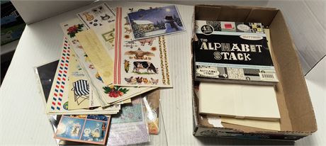 Flat Of Craft Items