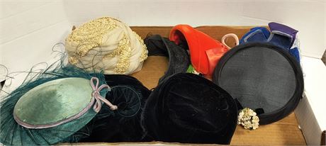 Flat Of Vintage Hats