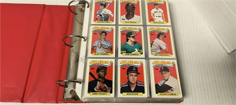 1989 Topps Baseball Cards & Album