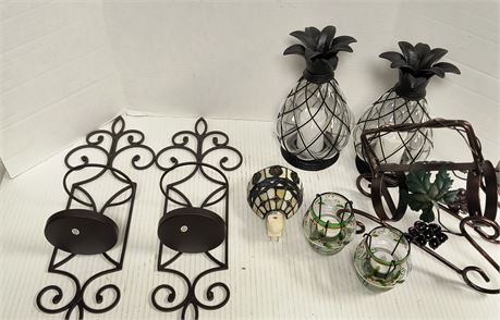 Lot Of Metal Home Decorations