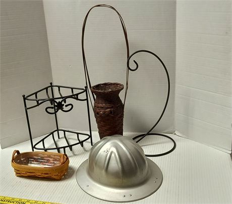 B.F. McDonald's Co. Hard Hat & Longaberger Basket & More