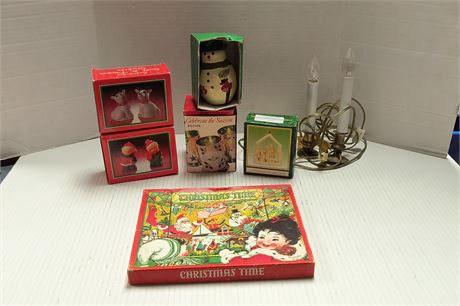 Flat Of Christmas Decorations
