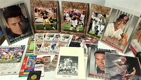 Group Of Sports Photos/Cards & Misc.