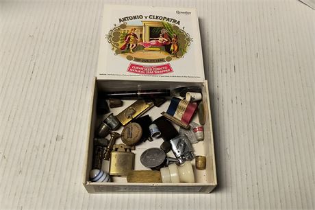Cigar Box With Small Items