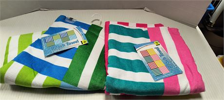 2 X-Large Beach Towels