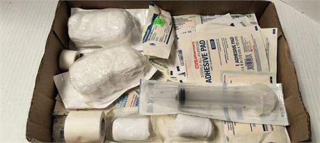 Flat Of Medical Supplies