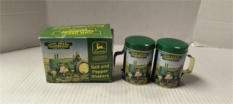 John Deere Salt & Pepper Shakers & Puzzle