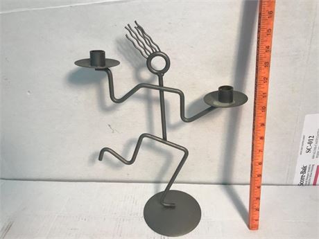 Metal Artwork Candleholder