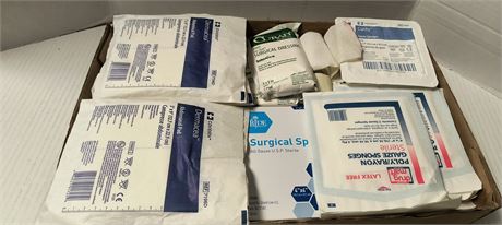 Flat Of Medical Supplies