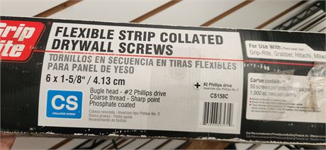 Collated drywall screws