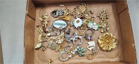 Flat Of Costume Jewelry