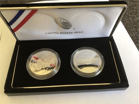 2018 World War I Uncirculated Silver Coins - 2 - 90% Silver Dollars