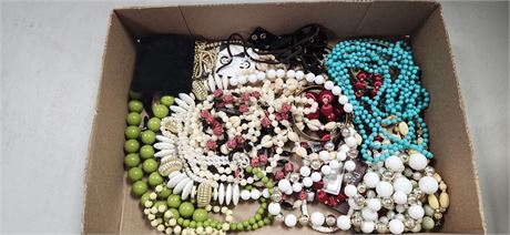 Flat Of Costume Jewelry