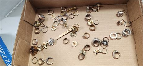 Flat Of Costume Jewelry