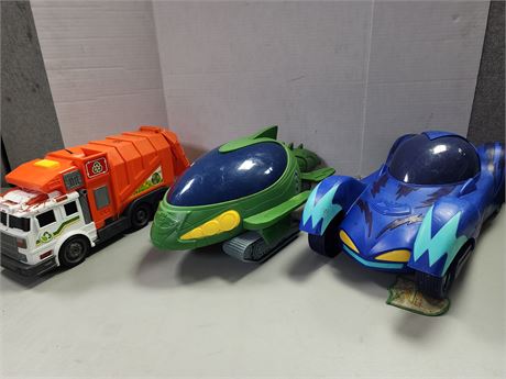 3 Toy cars