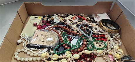 Flat Of Costume Jewelry