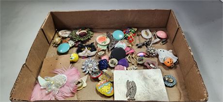 Flat Of Costume Jewelry