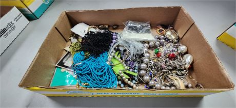 Flat Of Costume Jewelry