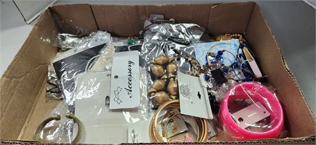 Flat Of Costume Jewelry
