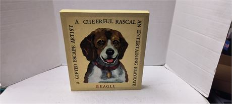 Decorative Beagle Art Canvas